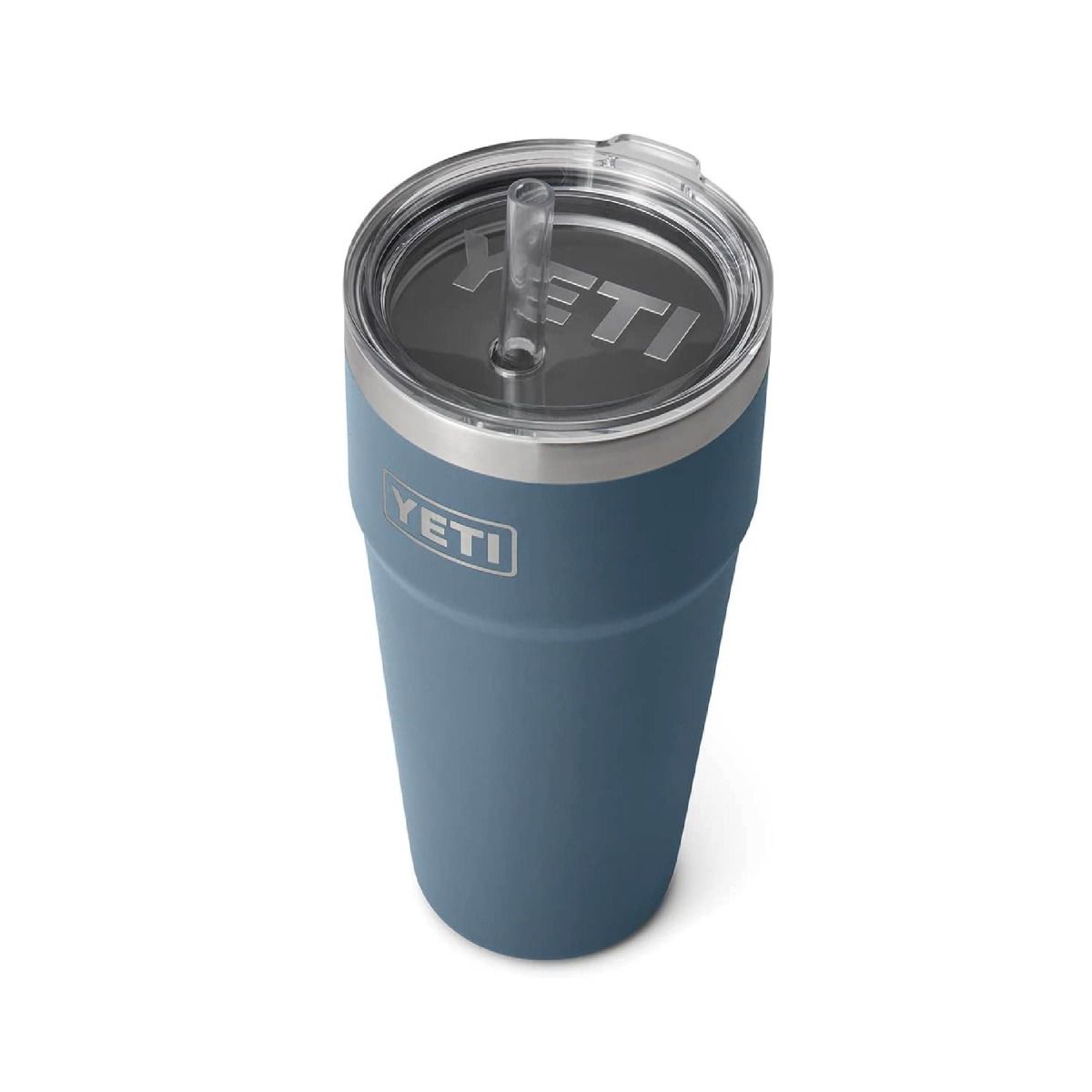 YETI RAMBLER 26OZ STACKABLE CUP WITH STRAW LID NAVY